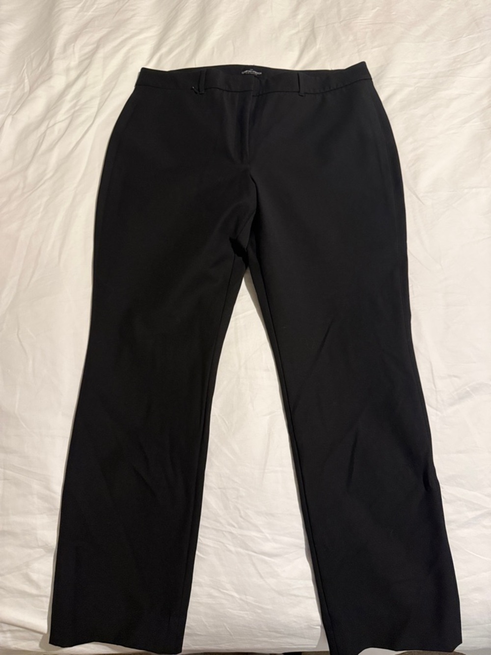 White House Black Market Black Straight Leg Trousers